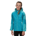 Enamel-Turquoise - Side - Regatta Childrens-Kids Calderdale II Waterproof Jacket
