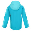 Enamel-Turquoise - Pack Shot - Regatta Childrens-Kids Calderdale II Waterproof Jacket