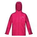 Pink Potion-Berry - Front - Regatta Childrens-Kids Calderdale II Waterproof Jacket
