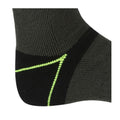 Black-Electric Lime - Lifestyle - Regatta Mens Blister Protection II Socks (Pack of 2)