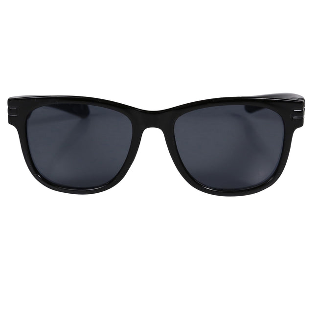 Black - Side - Regatta Mens Sargon Round Sunglasses
