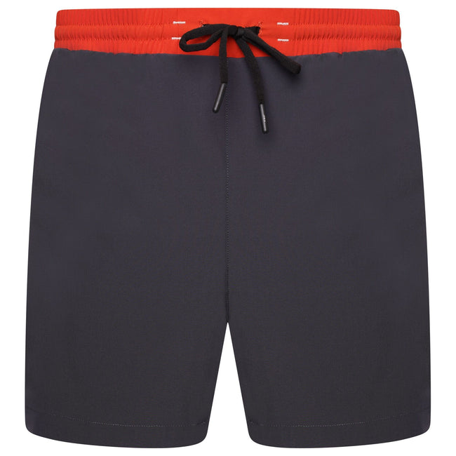 Ebony-Trail Blaze Red - Front - Dare 2B Mens Cascade Shorts