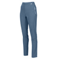Coronet Blue - Side - Regatta Womens-Ladies Pentre Marl Hiking Trousers