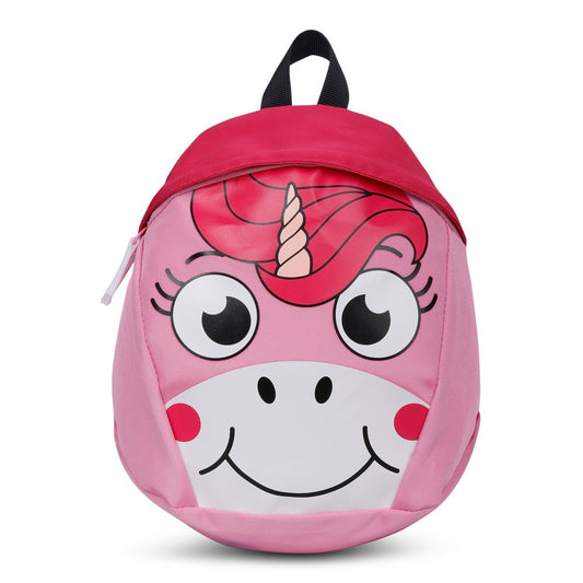 Pink - Front - Regatta Childrens-Kids Roary Animal Unicorn Backpack