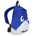 Blue - Side - Regatta Childrens-Kids Roary Animal Shark Backpack