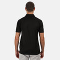 Black - Side - Regatta Professional Mens Recycled Polo Shirt