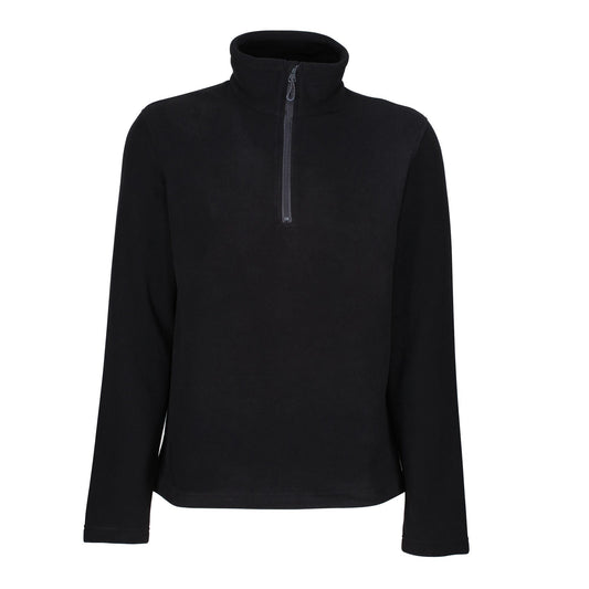 Black - Front - Regatta Professional Mens Recycled Half Zip Fleece