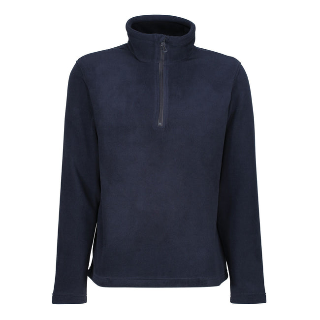 Navy - Front - Regatta Professional Mens Recycled Half Zip Fleece