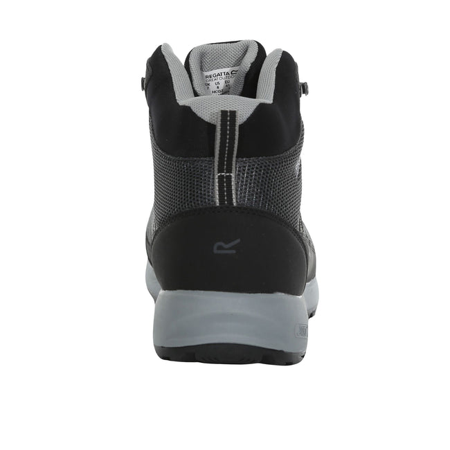 Black-Dark Steel - Side - Regatta Mens Samaris Lite Walking Boots