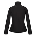 Black - Back - Regatta Womens-Ladies Connie V Softshell Walking Jacket