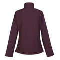 Deep Plum Marl - Back - Regatta Womens-Ladies Connie V Softshell Walking Jacket