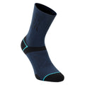Navy-Aruba Blue - Back - Regatta Womens-Ladies Blister Protection II Boot Socks