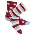 Cherry Pink-Light Blue-White - Side - Regatta Childrens-Kids Cosy Boot Socks Set (Pack of 2)