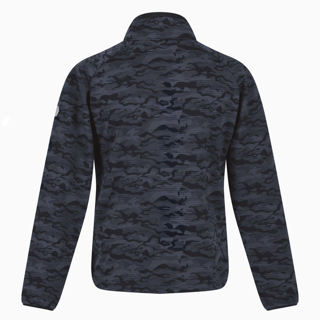 India Grey - Lifestyle - Regatta Childrens-Kids Highton Camo Half Zip Fleece Top
