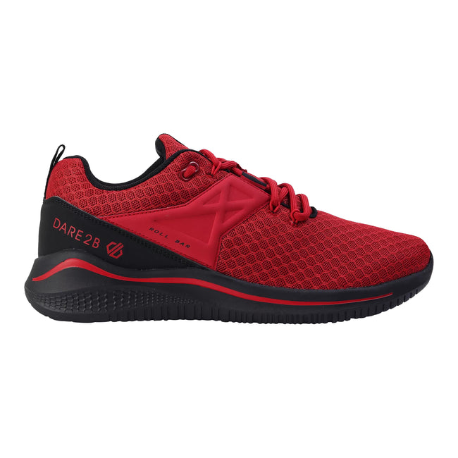 Danger Red-Black - Front - Dare 2B Mens Plyo Trainers