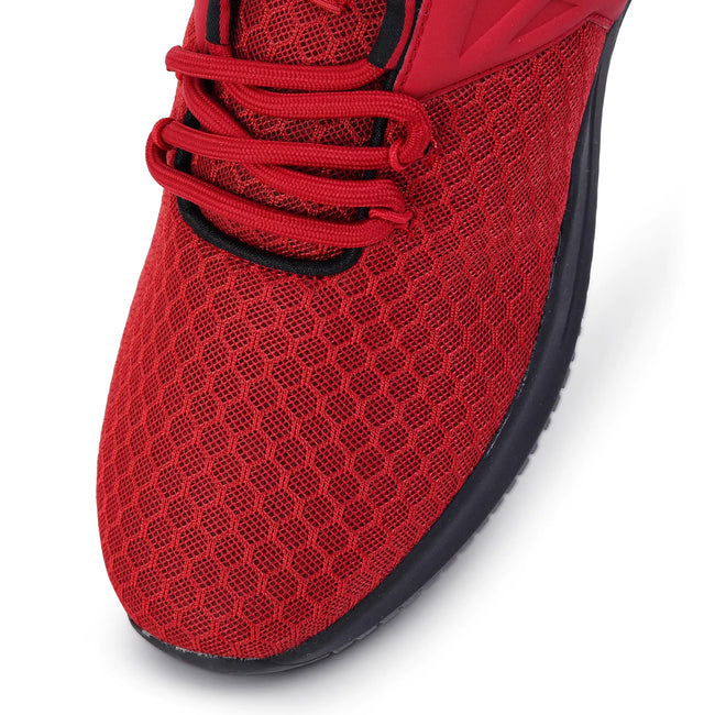 Danger Red-Black - Back - Dare 2B Mens Plyo Trainers