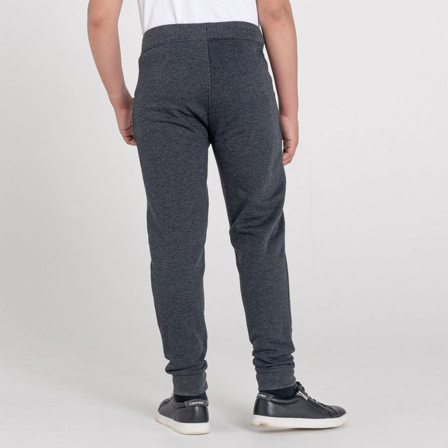 Charcoal Grey - Side - Dare 2B Childrens-Kids Impassive Jogging Bottoms