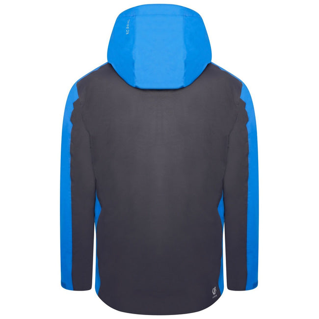 Athletic Blue-Ebony Grey - Pack Shot - Dare 2B Mens Observe II Waterproof Ski Jacket