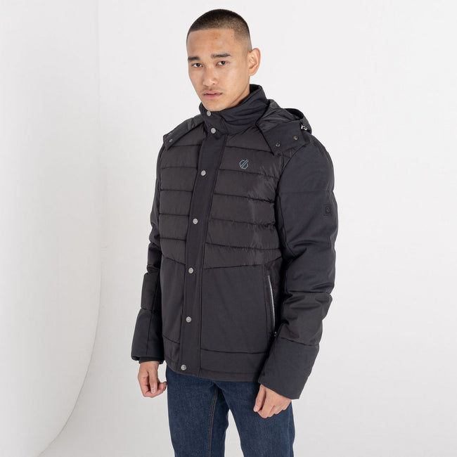 Black - Back - Dare 2B Mens Endless II Waterproof Jacket
