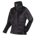 Black Plait - Side - Regatta Womens-Ladies Heloise Marl Full Zip Fleece Jacket
