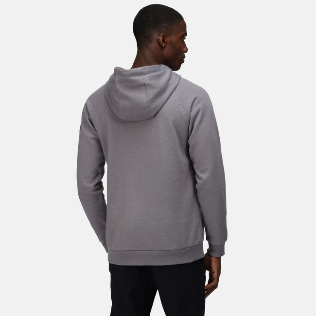 Rock Grey - Pack Shot - Regatta Mens 40 Years Graphic Print Hoodie