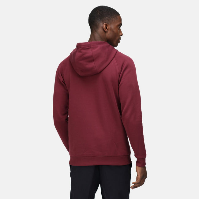 Burgundy - Pack Shot - Regatta Mens 40 Years Graphic Print Hoodie