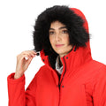 Code Red - Close up - Regatta Womens-Ladies Voltera Heated Waterproof Jacket