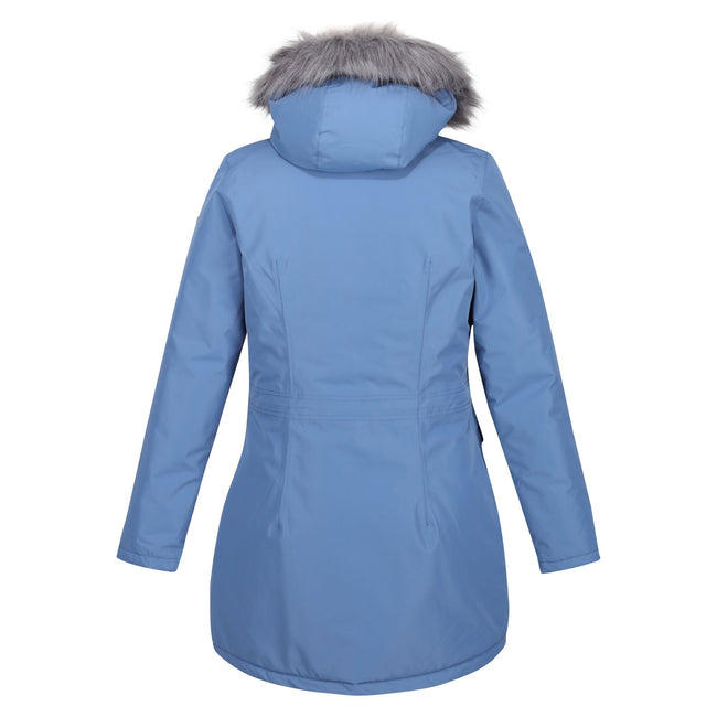 Slate Blue - Back - Regatta Womens-Ladies Voltera Heated Waterproof Jacket