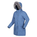 Slate Blue - Side - Regatta Womens-Ladies Voltera Heated Waterproof Jacket