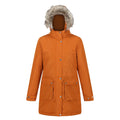 Burnt Copper - Front - Regatta Womens-Ladies Voltera Heated Waterproof Jacket