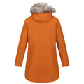 Burnt Copper - Back - Regatta Womens-Ladies Voltera Heated Waterproof Jacket
