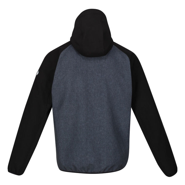Ash Grey Marl-Black - Back - Regatta Mens Arec III Jacket