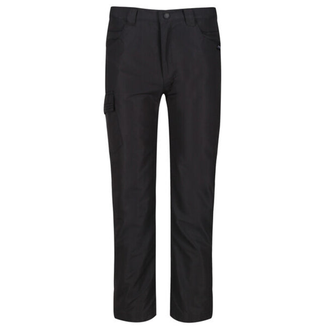 Ash - Front - Regatta Childrens-Kids Sorcer Walking Trousers