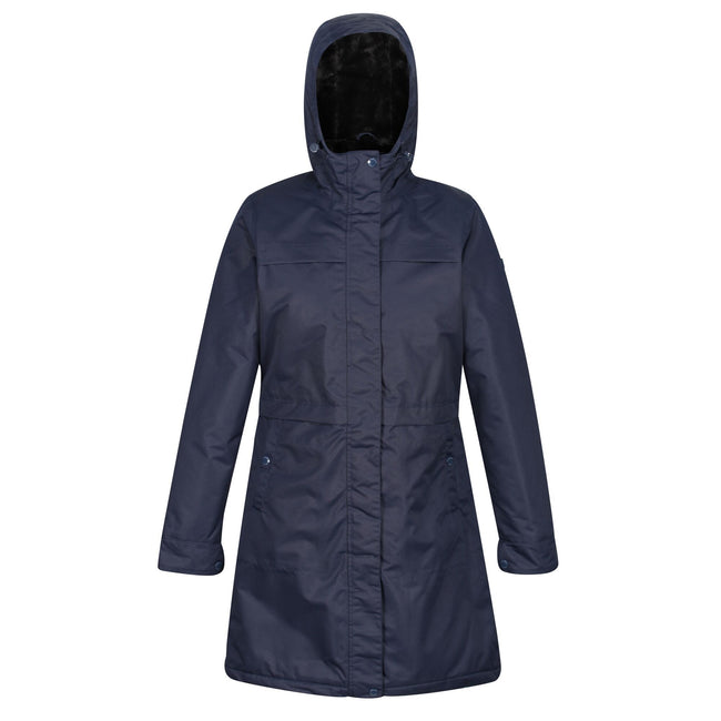 Navy - Front - Regatta Womens-Ladies Remina Insulated Waterproof Jacket