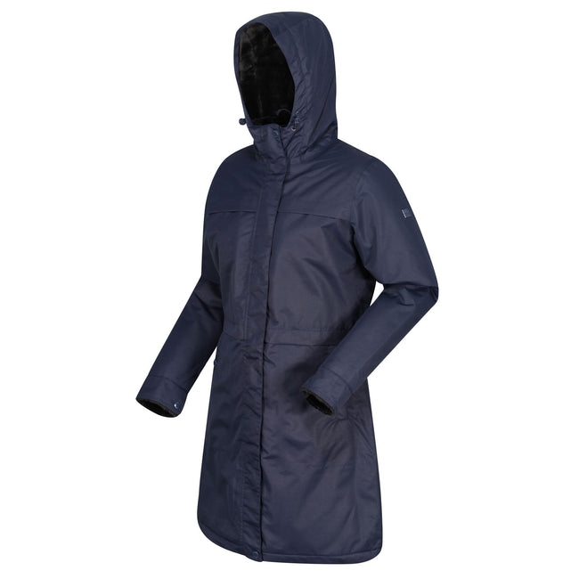 Navy - Back - Regatta Womens-Ladies Remina Insulated Waterproof Jacket