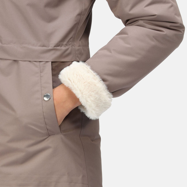 Coconut - Side - Regatta Womens-Ladies Remina Insulated Waterproof Jacket