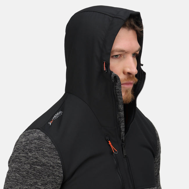Blue Wing Marl-Black - Pack Shot - Regatta Professional Mens Jacket