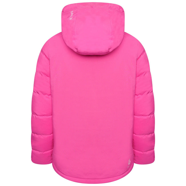 Raspberry Rose-Dark Denim - Back - Dare 2B Childrens-Kids Cheerful Waterproof Ski Jacket