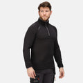 Black - Back - Regatta Professional Mens Fleece Thermal Base Layers
