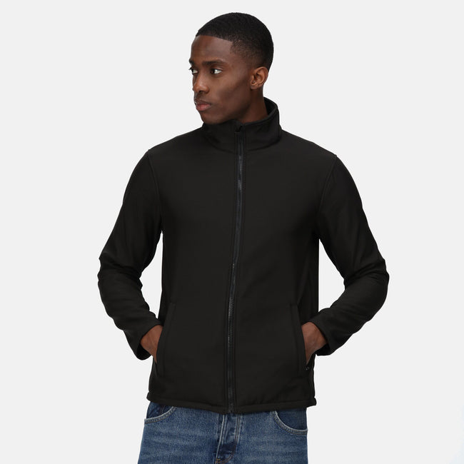 Black - Back - Regatta Professional Mens Soft Shell Jacket