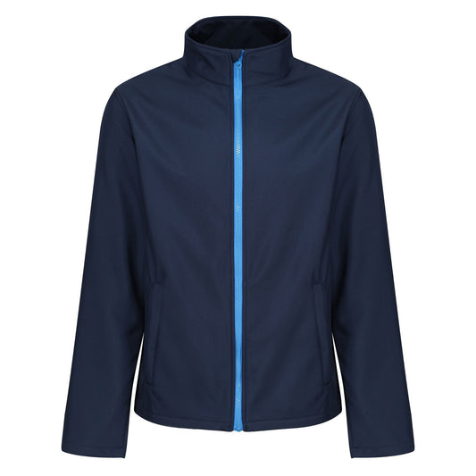 Navy-French Blue - Front - Regatta Professional Mens Soft Shell Jacket