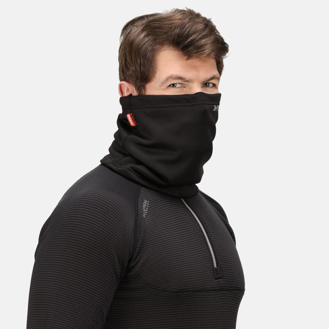 Black - Side - Regatta Mens Tactical Threads Neck Gaiter