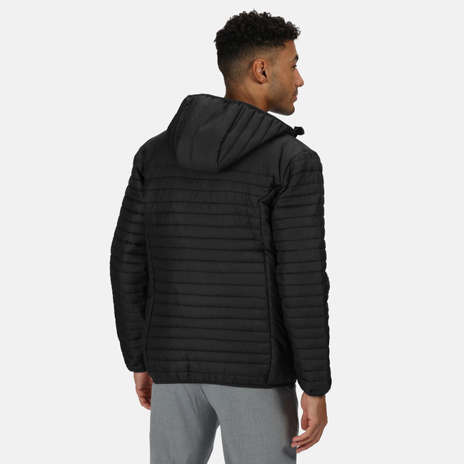 Black - Side - Regatta Professional Mens Padded Jacket
