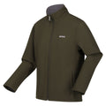Dark Khaki - Side - Regatta Mens Cera V Wind Resistant Soft Shell Jacket
