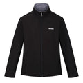 Black - Front - Regatta Mens Cera V Wind Resistant Soft Shell Jacket