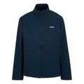 Navy Marl-Moonlight Denim - Front - Regatta Mens Cera V Wind Resistant Soft Shell Jacket