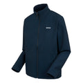 Navy Marl-Moonlight Denim - Side - Regatta Mens Cera V Wind Resistant Soft Shell Jacket