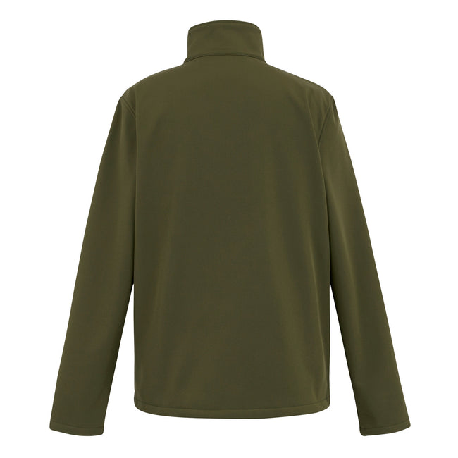 Olive Night - Back - Regatta Mens Cera V Wind Resistant Soft Shell Jacket
