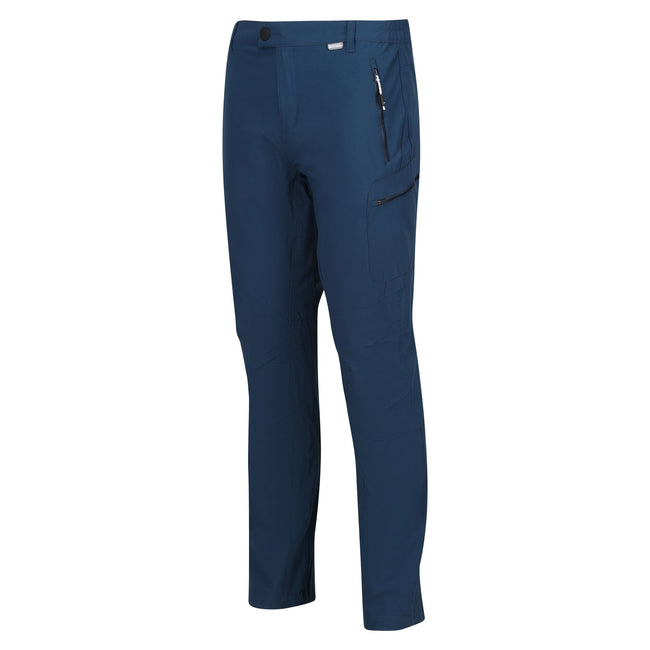 Navy - Side - Regatta Mens Highton Walking Trousers