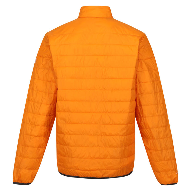 Orange Peel-Burnt Copper - Side - Regatta Mens Hillpack Quilted Insulated Jacket